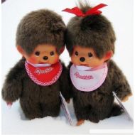 毛绒玩具,基本款20厘米★MONCHHICHI 蒙吱吱/蒙奇奇(一对)